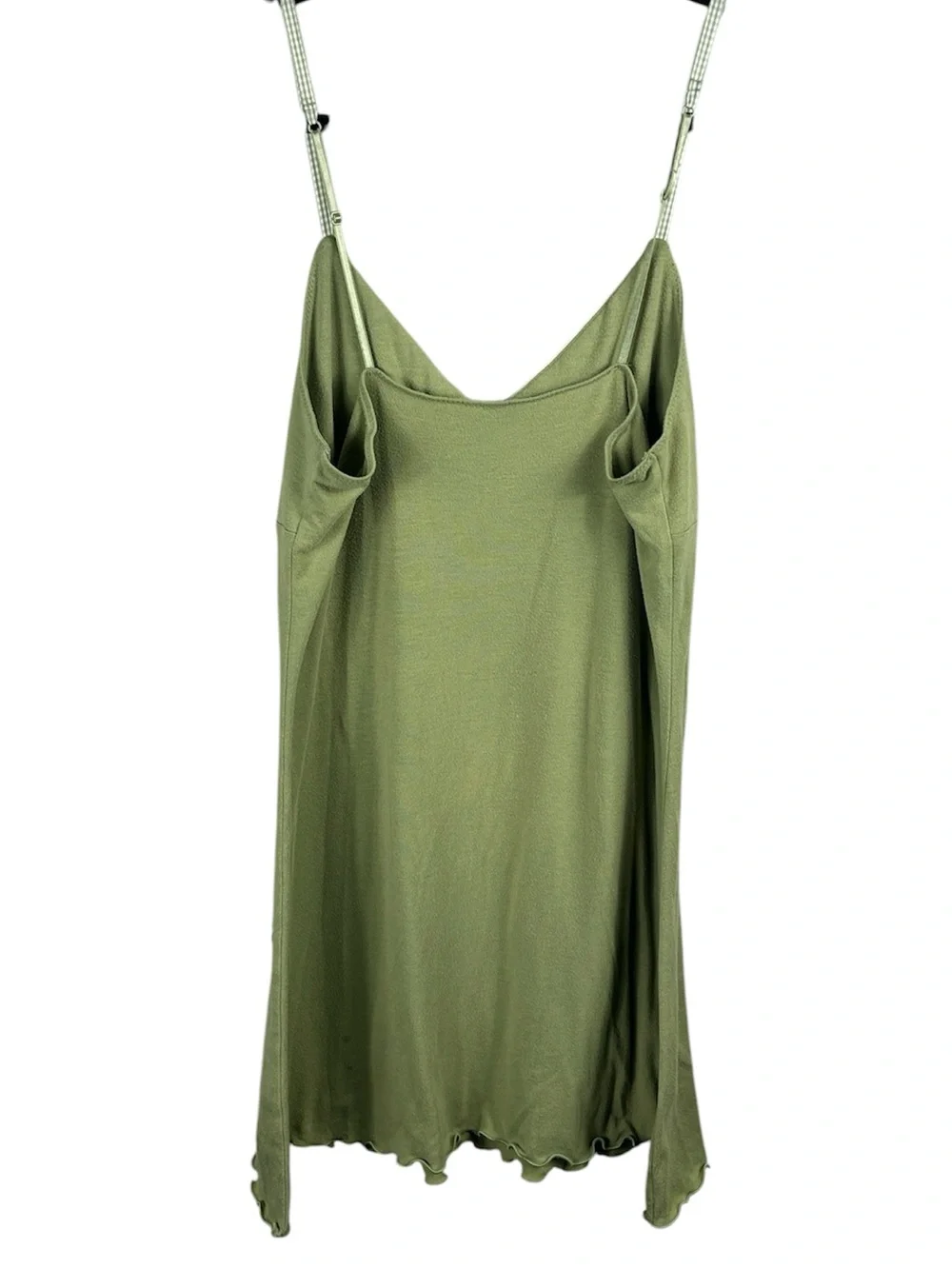 Old Navy Olive Green Lace-Trim Cami Nightgown Size M - Picture 4 of 4